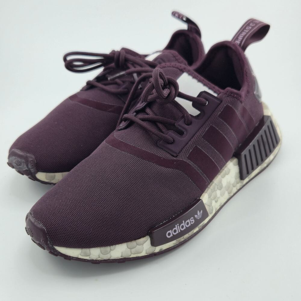 Adidas NMD_R1 Shadow Maroon Women's Size 5 GW9475 Purple Sneakers